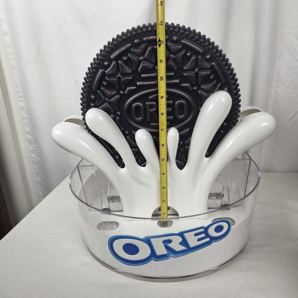 Oreo Cookie Retail Display Shelf Case 2 Sided Nabisco 3D Milk Splash Advertising - Picture 3 of 16